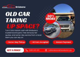 What makes National Car Removal a trusted car removal company in Brisbane?